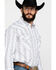 Rough Stock by Panhandle Men's Kaibab Southwestern Print Long Sleeve Western Shirt , White, hi-res