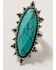 Image #2 - Lainey Wilson Women's Hold Me Faceted Oval Statement Ring, Silver, hi-res