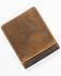 Cody James Men's Brown Ostrich Bifold Tooled Wallet, Brown, hi-res