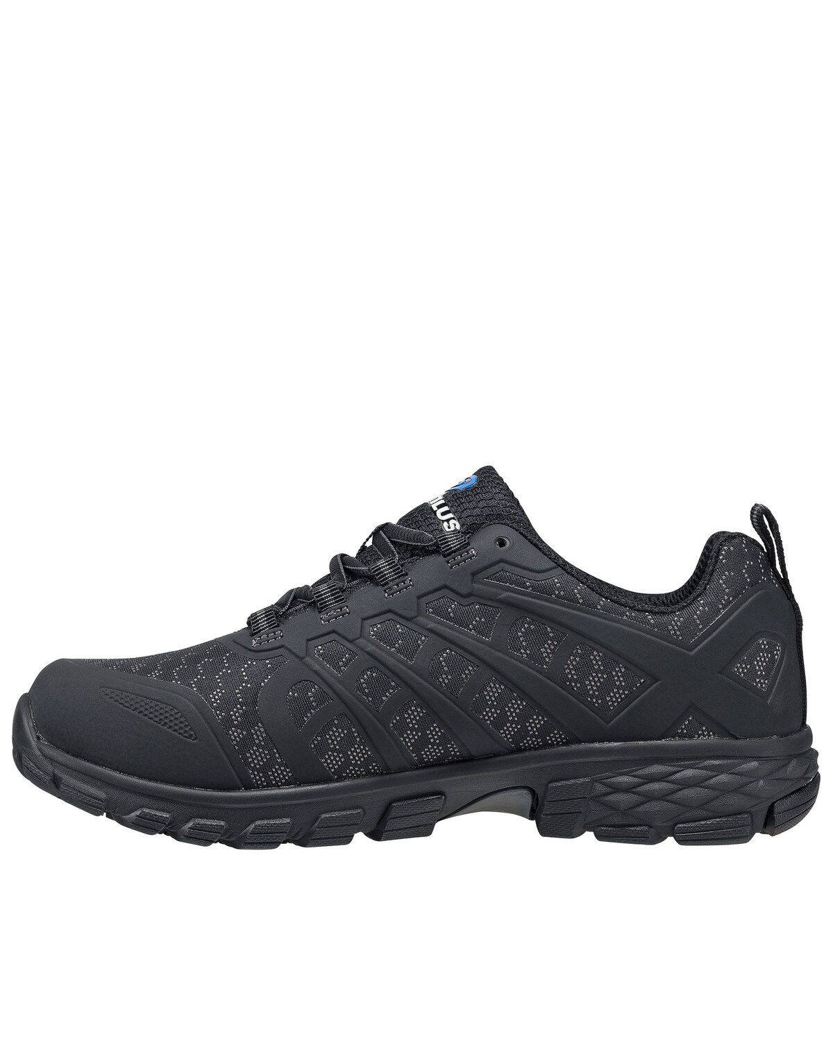Image #3 - Nautilus Men's Stratus Work Shoes - Alloy Toe, Black, hi-res