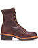 Carolina Men's Logger 8" Steel Toe Work Boots, Brown, hi-res