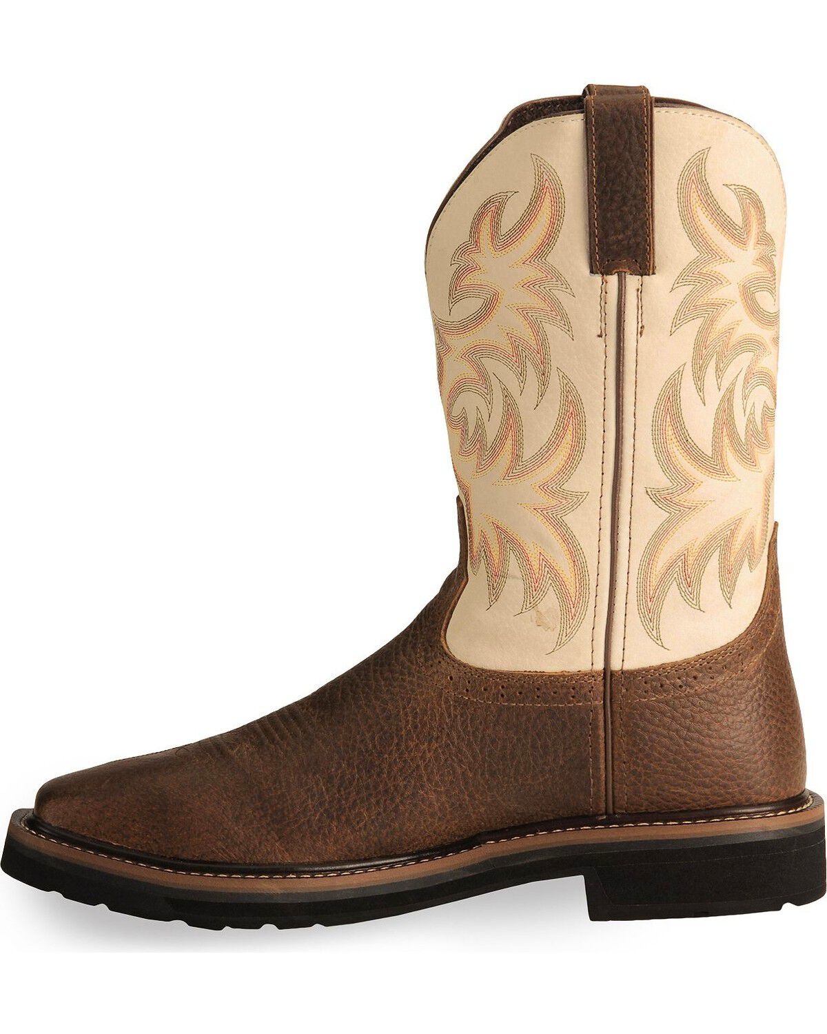 Image #3 - Justin Men's Stampede Driller Copper Electrical Hazard Work Boots - Steel Toe, , hi-res