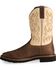 Image #3 - Justin Men's Stampede Driller Copper Electrical Hazard Work Boots - Steel Toe, , hi-res