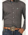 Image #3 - Rough Stock by Panhandle Men's Geo Print Long Sleeve Button-Down Stretch Western Shirt, Brown, hi-res