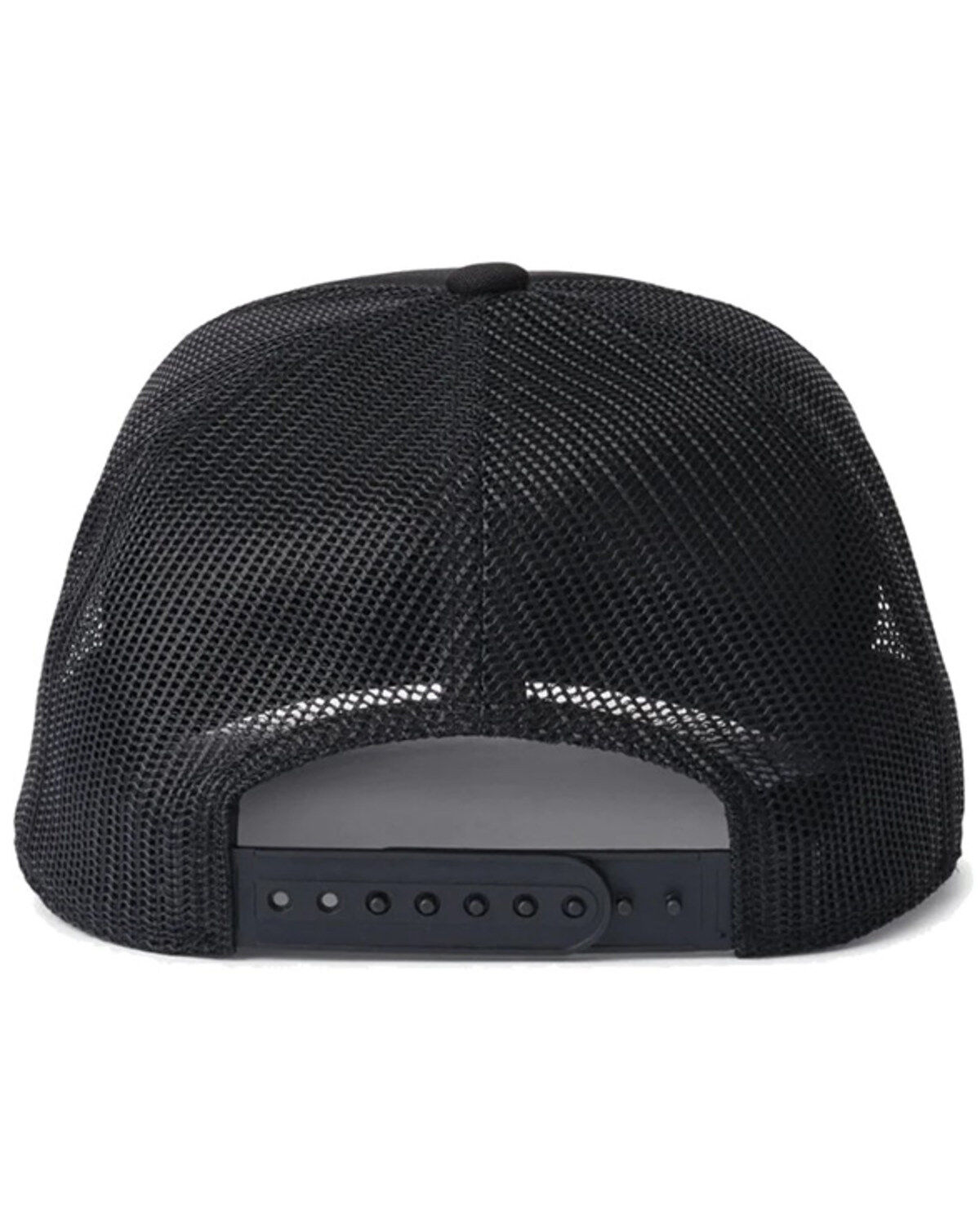 Image #2 - Brixton Men's Alpha Block Netplus Logo Ball Cap, Black, hi-res
