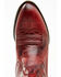 Image #6 - Shyanne Women's Sawyer Omaha Goat Western Fashion Booties - Round Toe , Red, hi-res