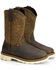 Image #1 - Thorogood Men's 11" USA Wellington Work Boots - Soft Toe, Brown, hi-res