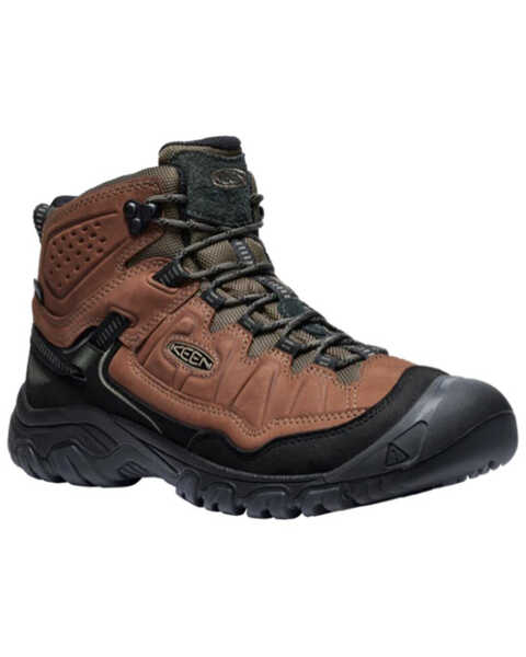 Keen Men's Targhee IV Waterproof Hiking Boots - Soft Toe, Black, hi-res