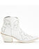 Liberty Black Women's Mae Studded Fashion Western Booties - Snip Toe , White, hi-res