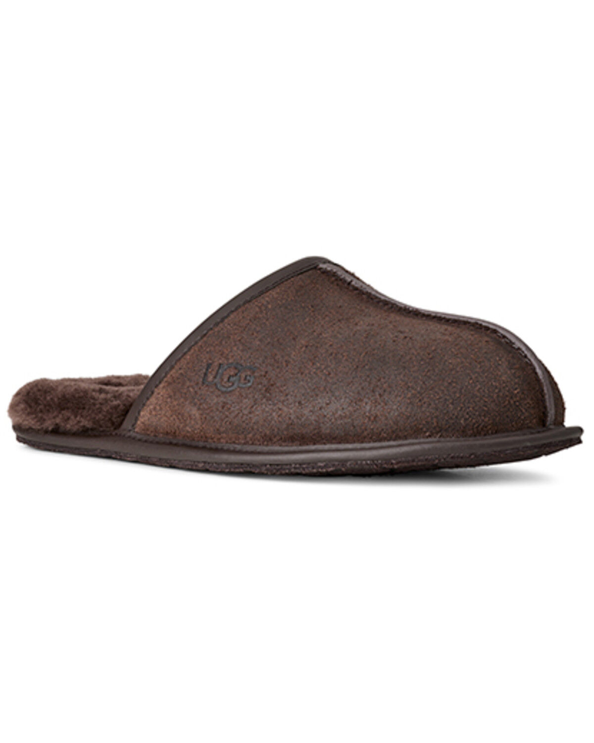 Image #1 - UGG Men's Scuff Leather Distressed, Brown, hi-res