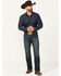 Image #1 - Ariat Men's M2 Atlas Ray Dark Wash Relaxed Bootcut Pro Series Performance Denim Jeans, Medium Wash, hi-res