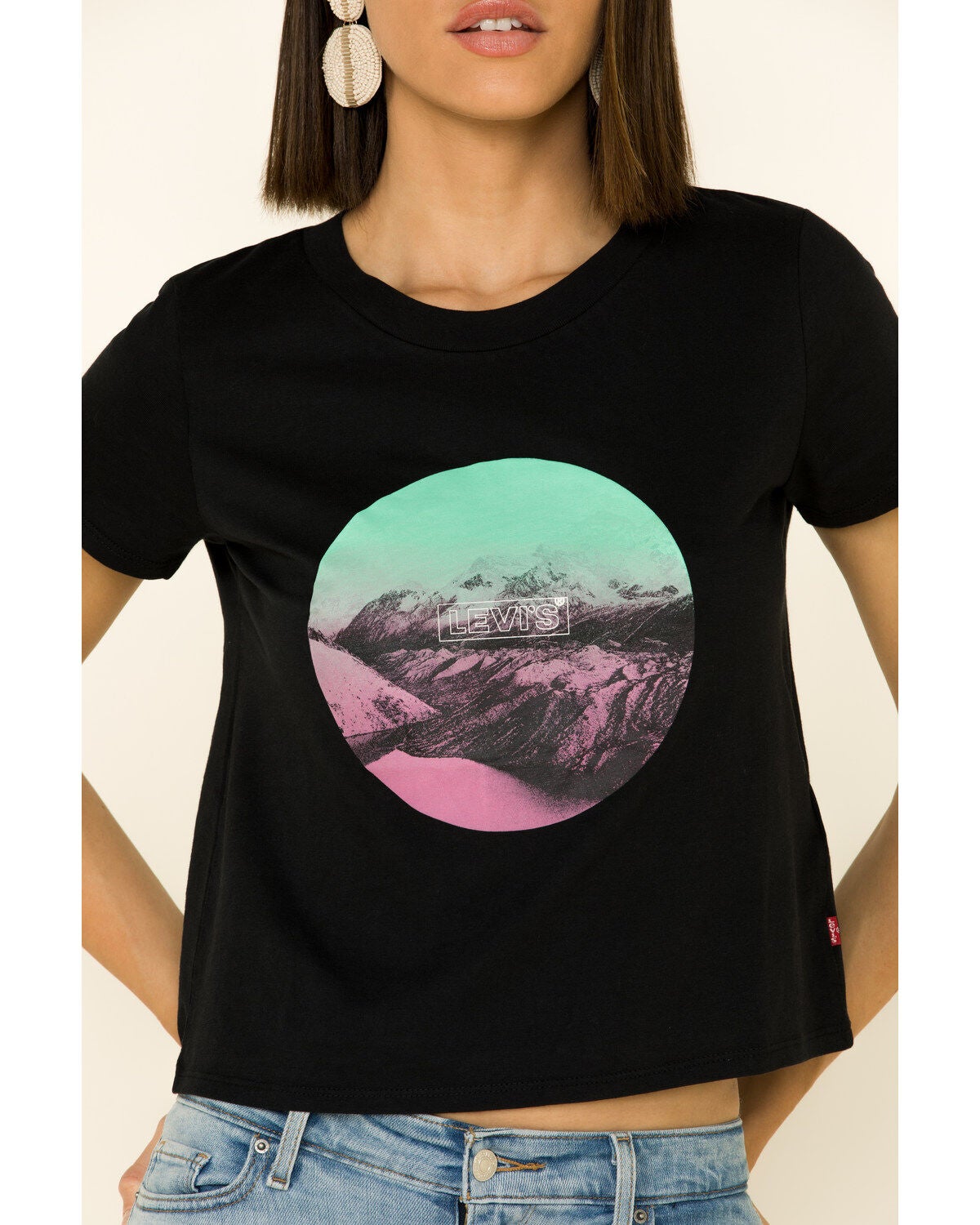Image #3 - Levi's Women's Round Graphic Surf Tee, , hi-res