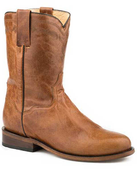 Roper Men's Ozzie Western Boots - Round Toe, Brown, hi-res