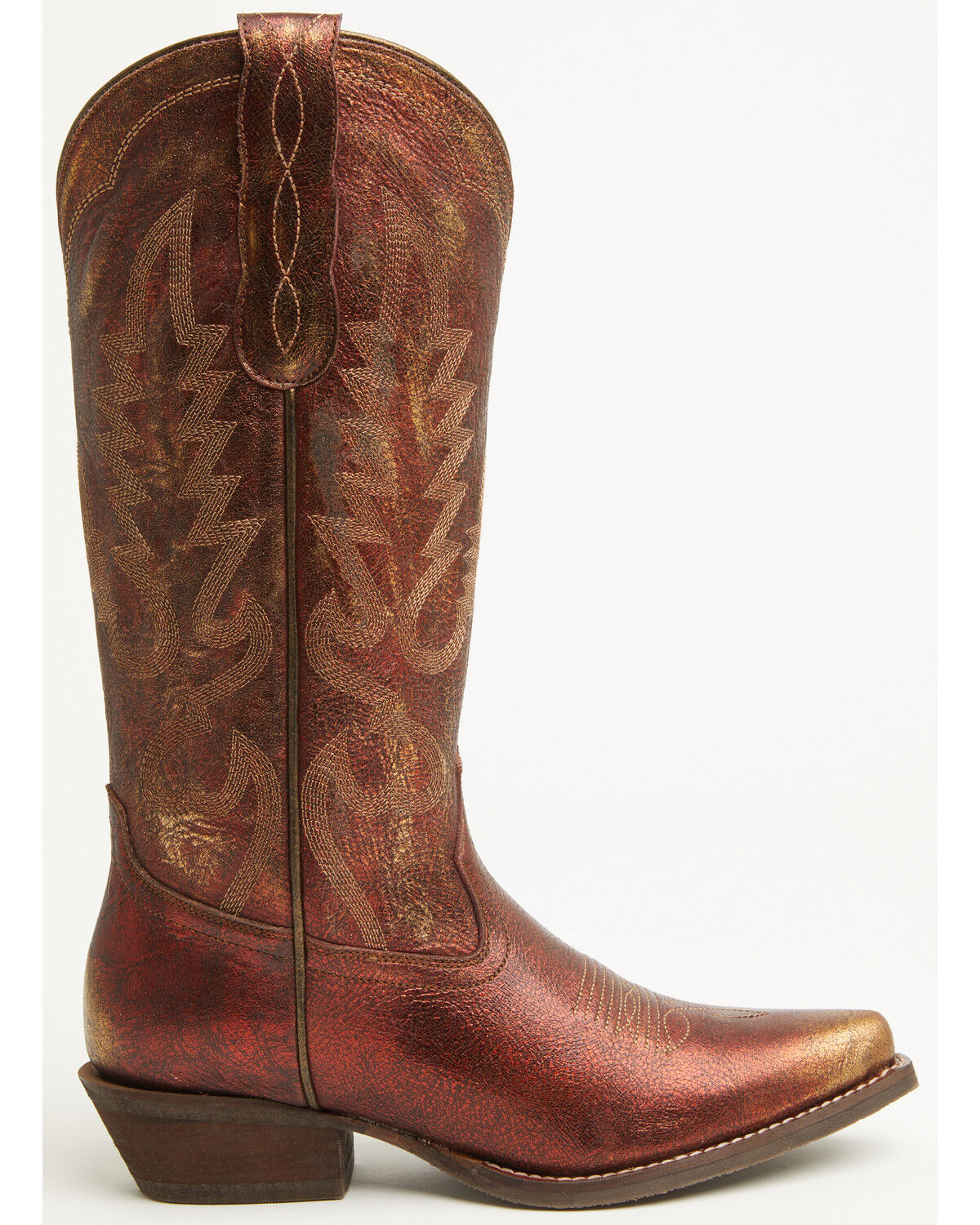 Image #2 - Shyanne Women's Cassie Tall Western Boots - Snip Toe, Wine, hi-res