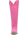 Image #4 - Dingo Women's Honky Tonk Tall Western Boots - Snip Toe, Pink, hi-res