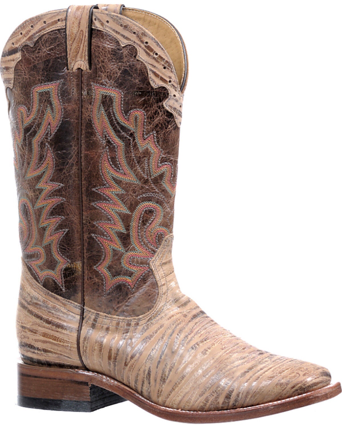 Boulet Oak Tan Puma Madera Boots - Square Toe, Tan, hi-res