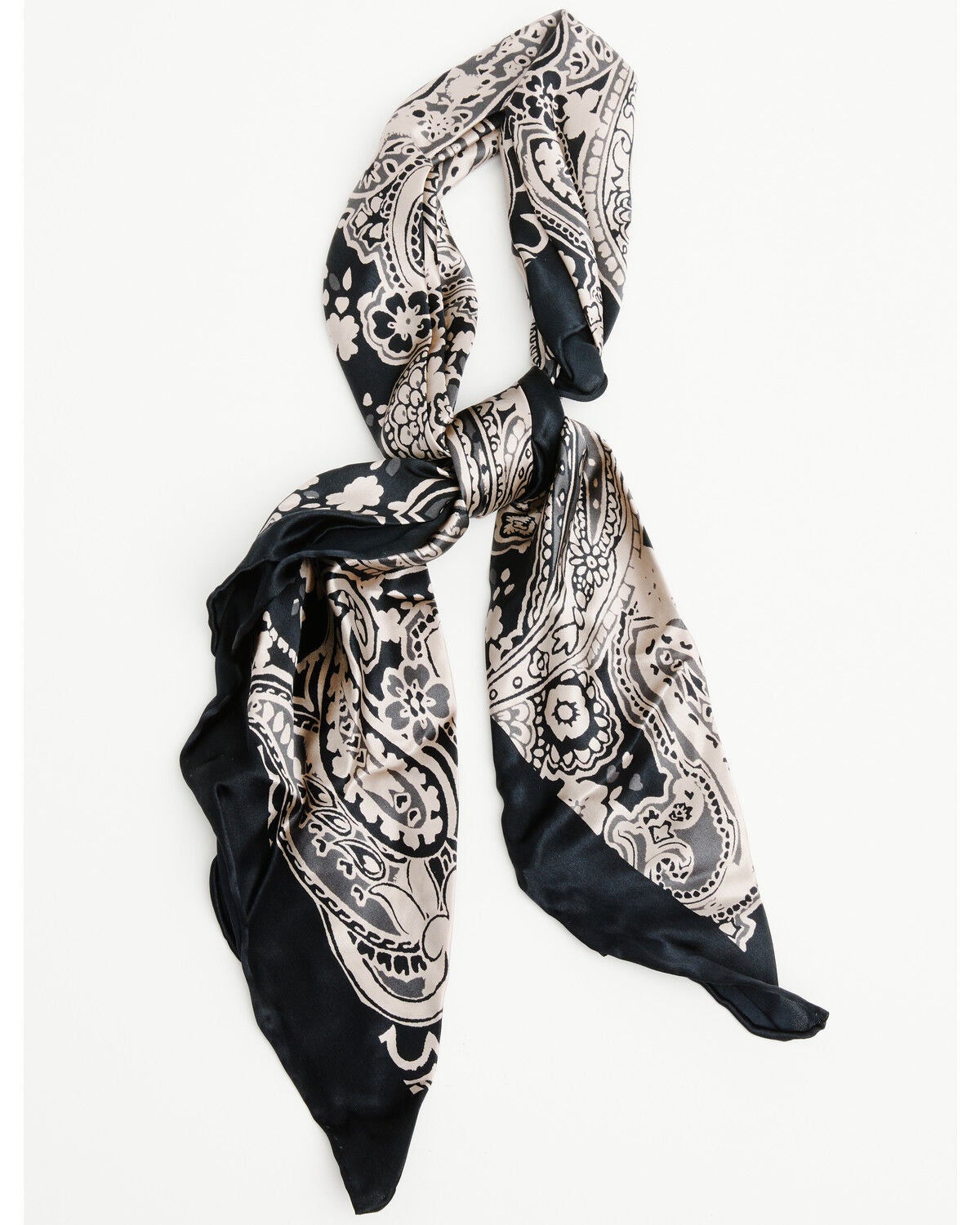 Cody James Men's Fletcher Paisley Print Wild Rag, Navy, hi-res