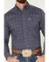 Ariat Men's Trailblazer Floral Stretch Long Sleeve Button Down Western Shirt, Navy, hi-res