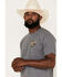 Image #2 - Howitzer Men's Pale Ale Graphic T-Shirt, Charcoal, hi-res