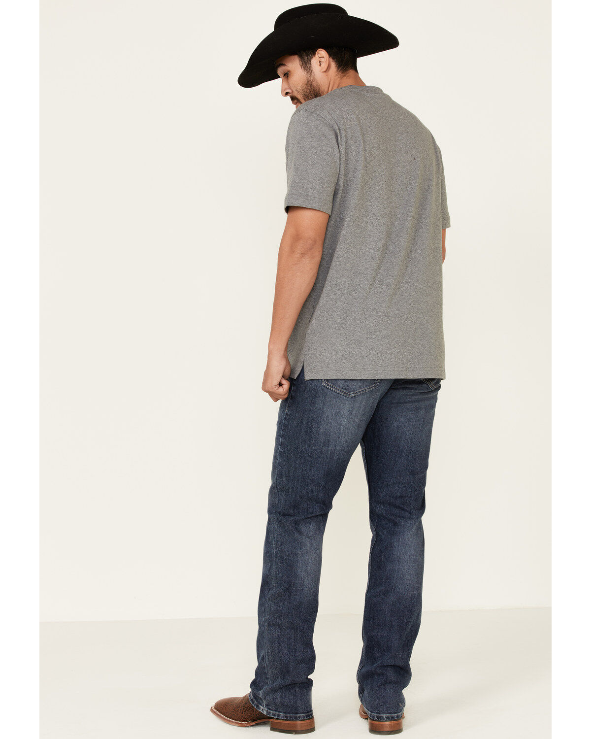 Image #3 - Wrangler 20X Men's River Vintage Stretch Slim Bootcut Jeans , , hi-res