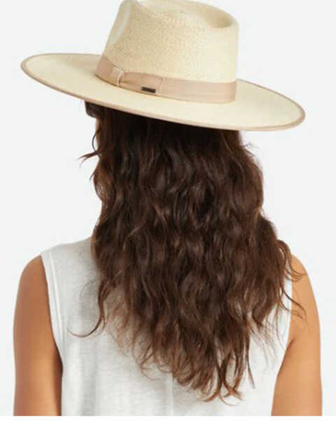 Brixton Women's Jo Straw Rancher Hat, Natural, hi-res