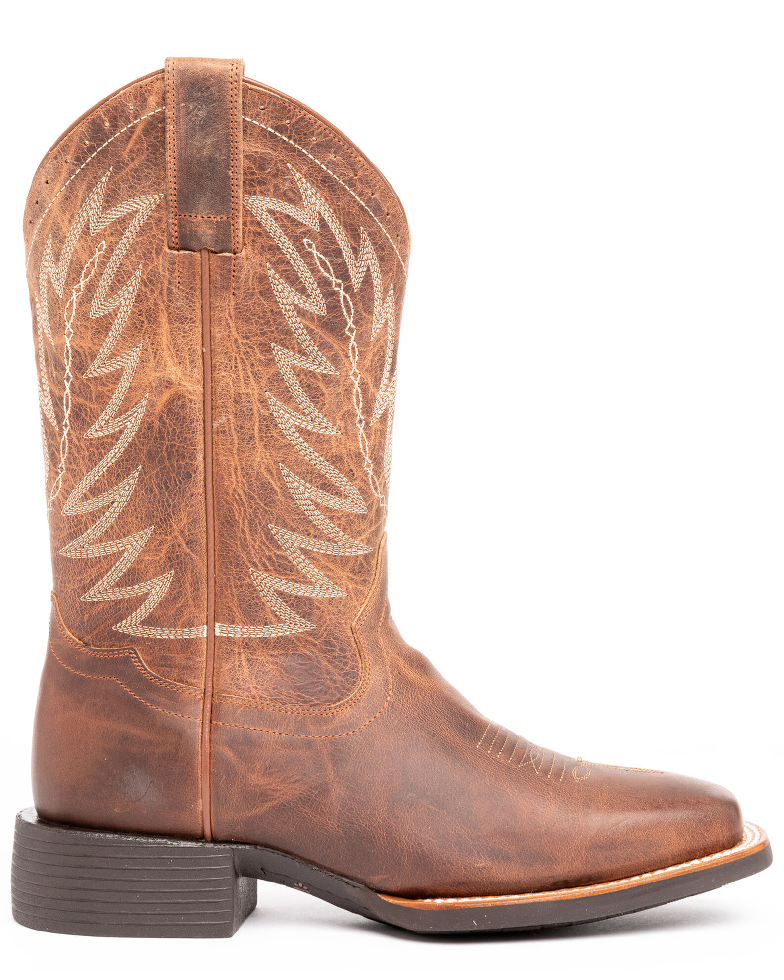 Image #2 - Shyanne Women's Xero Gravity Western Performance Boots - Broad Square Toe, Tan, hi-res