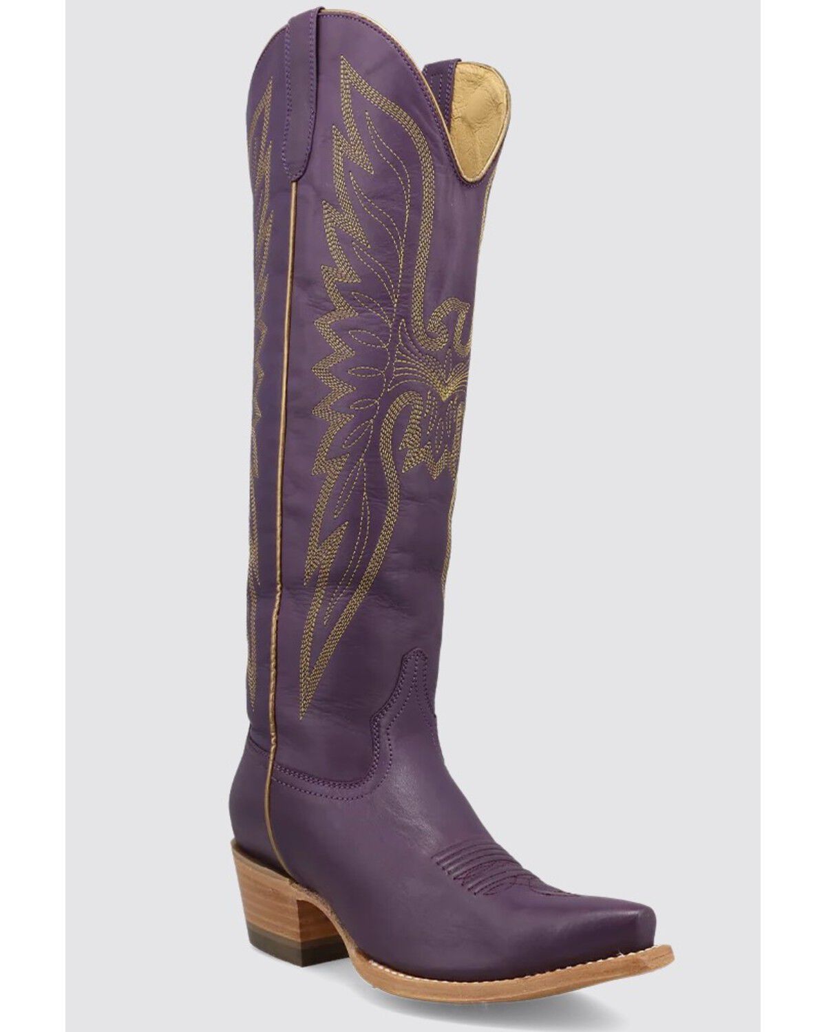 Image #2 - Black Star Women's Isabel Tall Western Boots - Snip Toe, Purple, hi-res