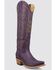 Image #2 - Black Star Women's Isabel Tall Western Boots - Snip Toe, Purple, hi-res