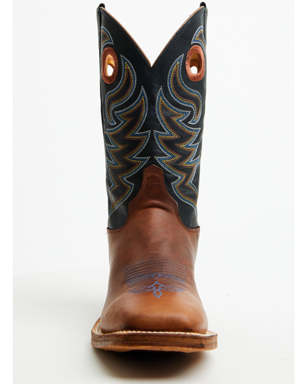 Image #4 - Justin Men's Bent Rail Walsh Performance Western Boots - Broad Square Toe, Cognac, hi-res