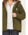 Image #3 - Carhartt Women's Heather Basil Washed Duck Sherpa-Lined Zip-Front Hooded Work Jacket, Green, hi-res