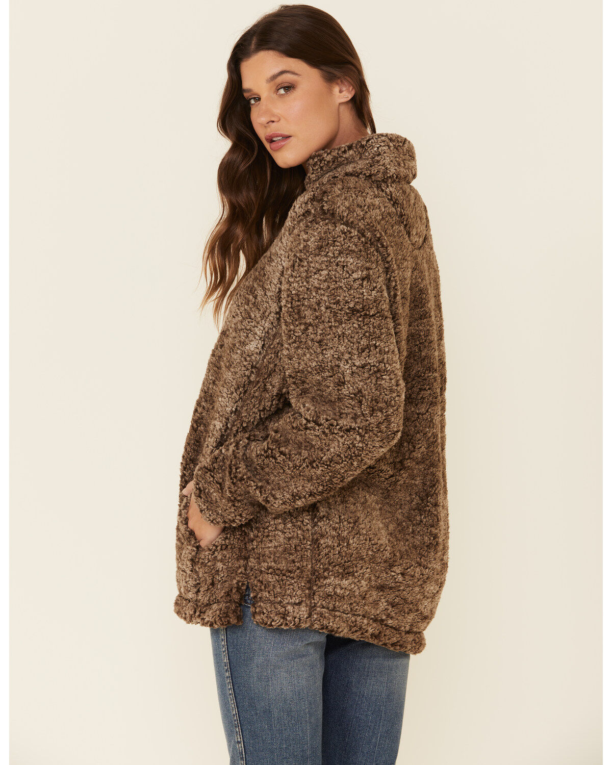 Image #4 - Katydid Women's Sherpa 1/2 Zip Pullover, , hi-res