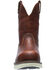 Image #5 - Wolverine Men's I-90 Durashocks Carbonmax Western Work Boots - Composite Toe, Red, hi-res