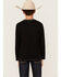 Image #4 - Cowboy Hardware Boys' Triple Barb Ghost Long Sleeve Graphic T-Shirt, Black, hi-res