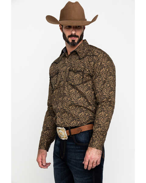 Image #3 - Cody James Men's Lemaire Abstract Floral Print Long Sleeve Western Shirt , , hi-res