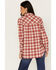 Idyllwind Women's Plaid Print Roby Shirt, Brandy Brown, hi-res