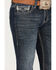 Panhandle Men's Pistol Dark Vintage Wash Bootcut Denim Jeans, Dark Wash, hi-res