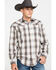 Image #5 - Roper Men's Brown Large Plaid Long Sleeve Western Shirt, , hi-res