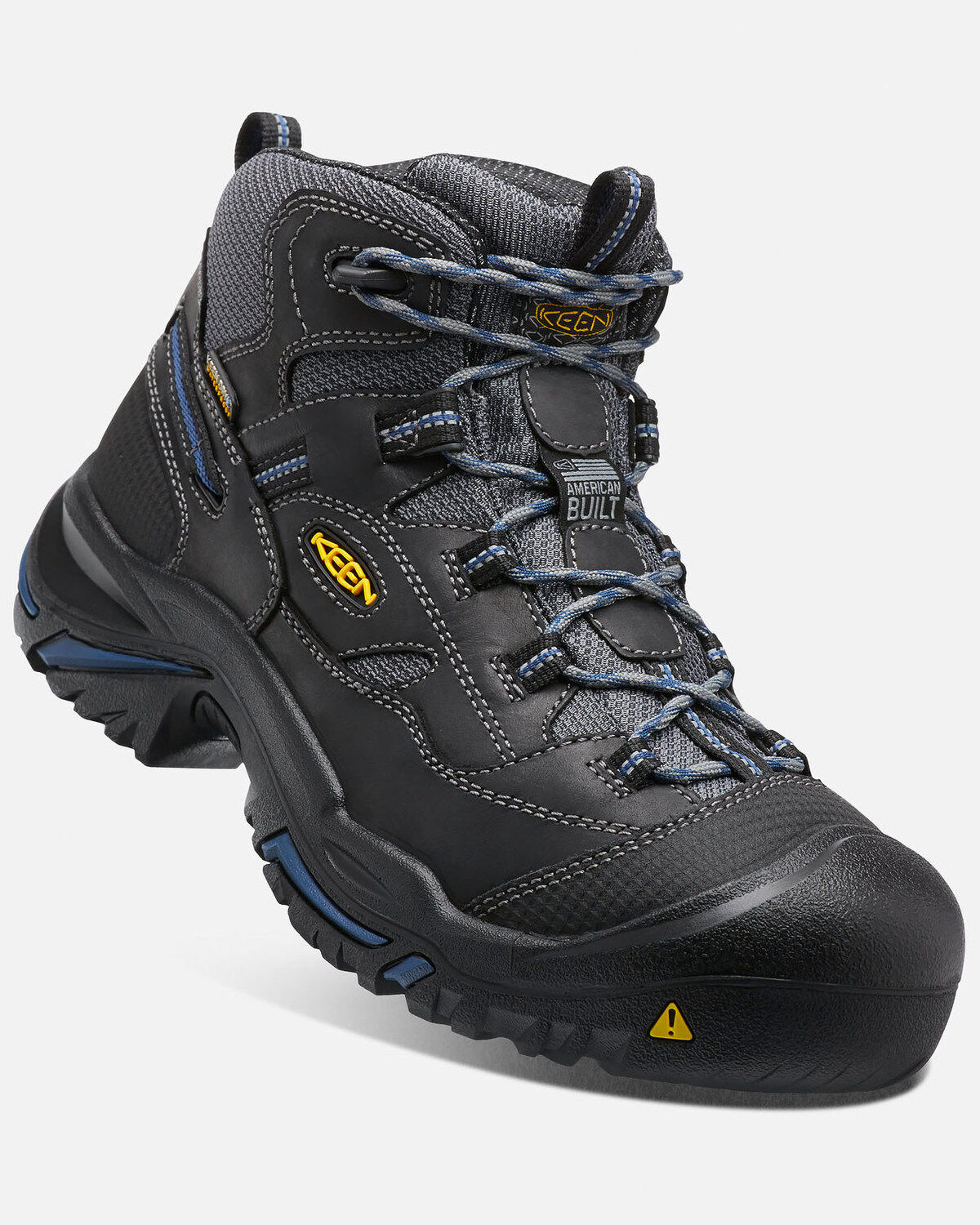 black keen work boots