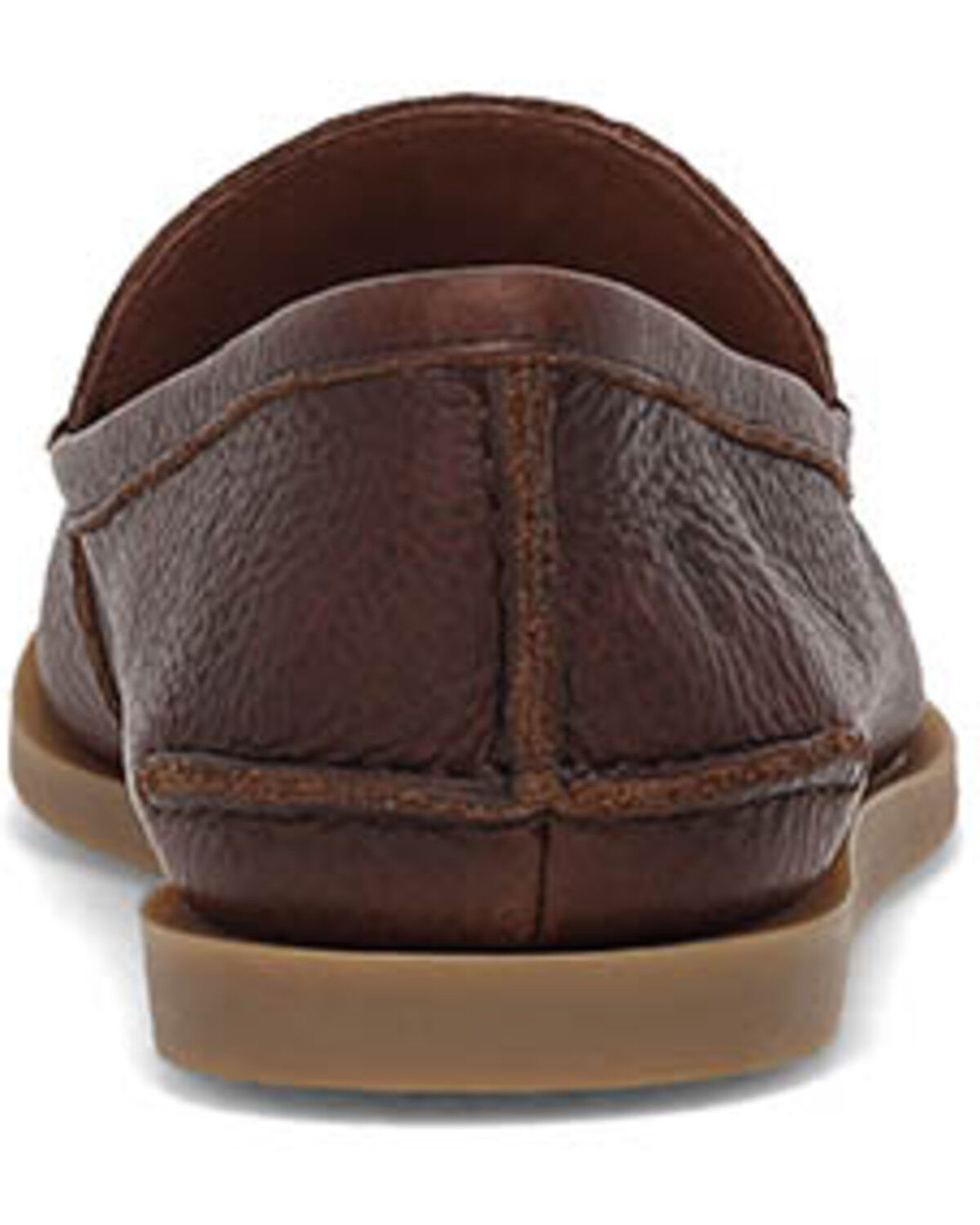Image #5 - Frye Men's Mason Slip-On Casual Shoes - Moc Toe, Dark Brown, hi-res