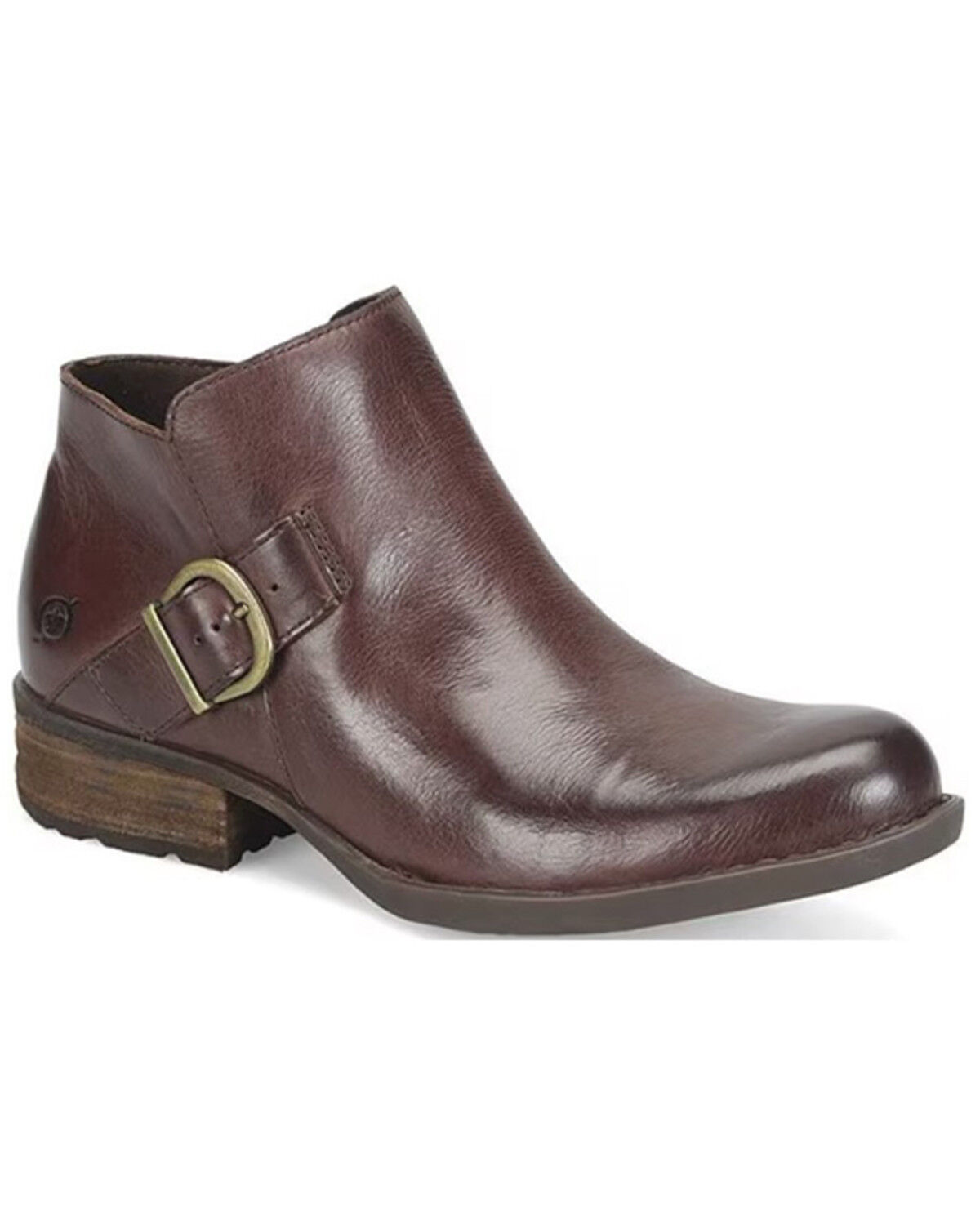 Image #1 - Born Women's Kace Booties - Round Toe, Brown, hi-res