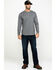 Image #6 - Hawx Men's Logo Long Sleeve Work T-Shirt , Heather Grey, hi-res