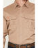 Image #3 - Hawx Men's FR Woven Long Sleeve Button-Down Work Shirt, Khaki, hi-res