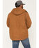 Image #4 - Hawx Men's Duke Sherpa Lined Washed Duck Canvas Hooded Jacket, Rust Copper, hi-res