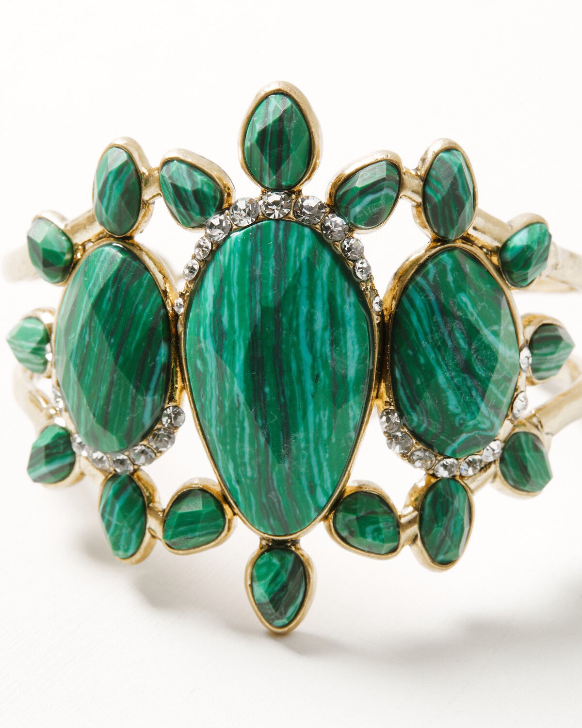 Lainey Wilson Women's Hold Me Faceted Oval Statement Ring