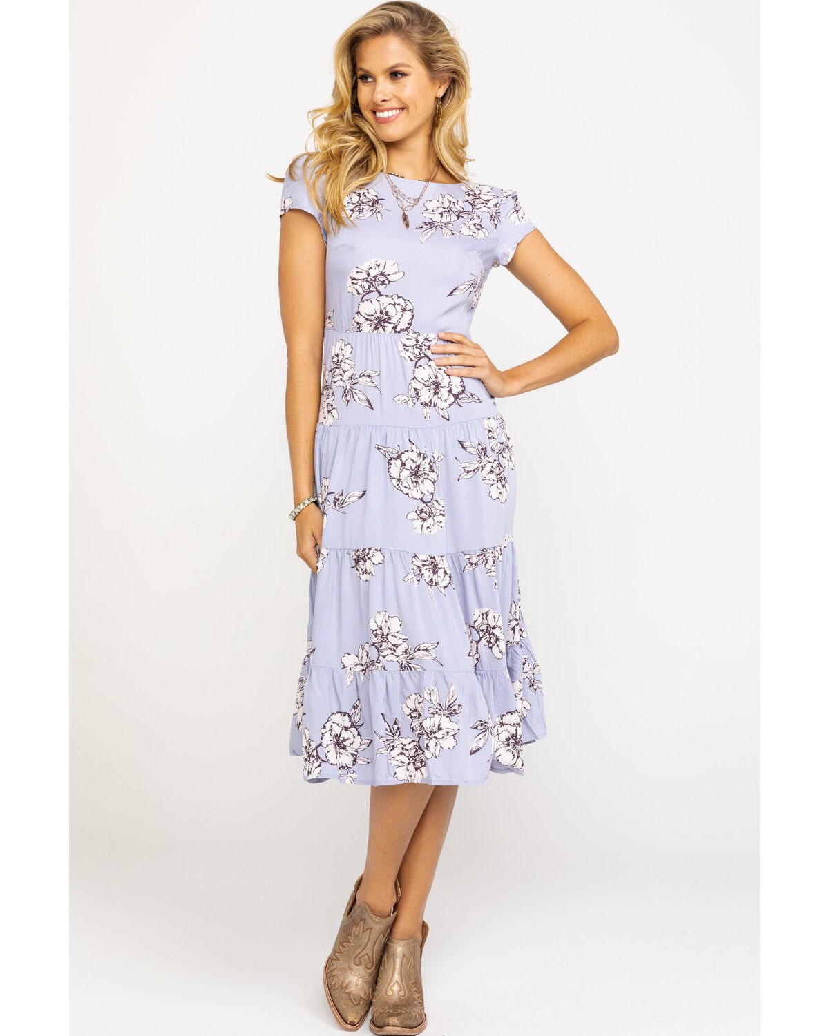 free people rita tiered dress