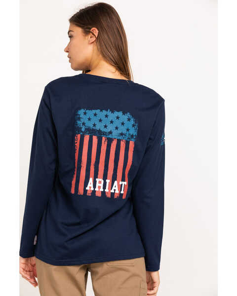 Image #2 - Ariat Women's America Graphic FR T-Shirt , , hi-res