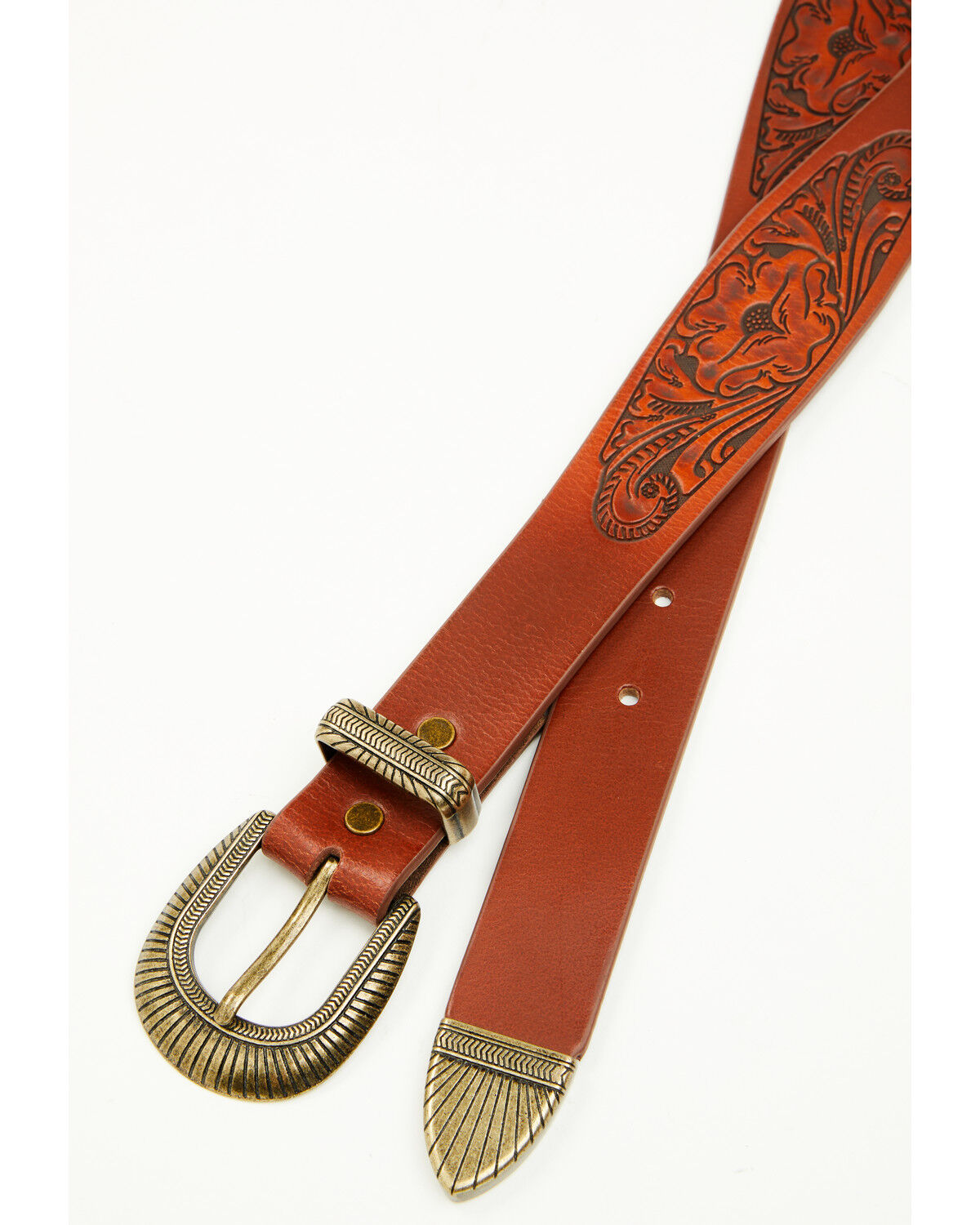 Product Name:  Shyanne Women's Hazel Embossed Scalloped Belt