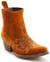 Image #1 - Idyllwind Women's Wildfire Suede Western Booties - Snip Toe, Brown, hi-res
