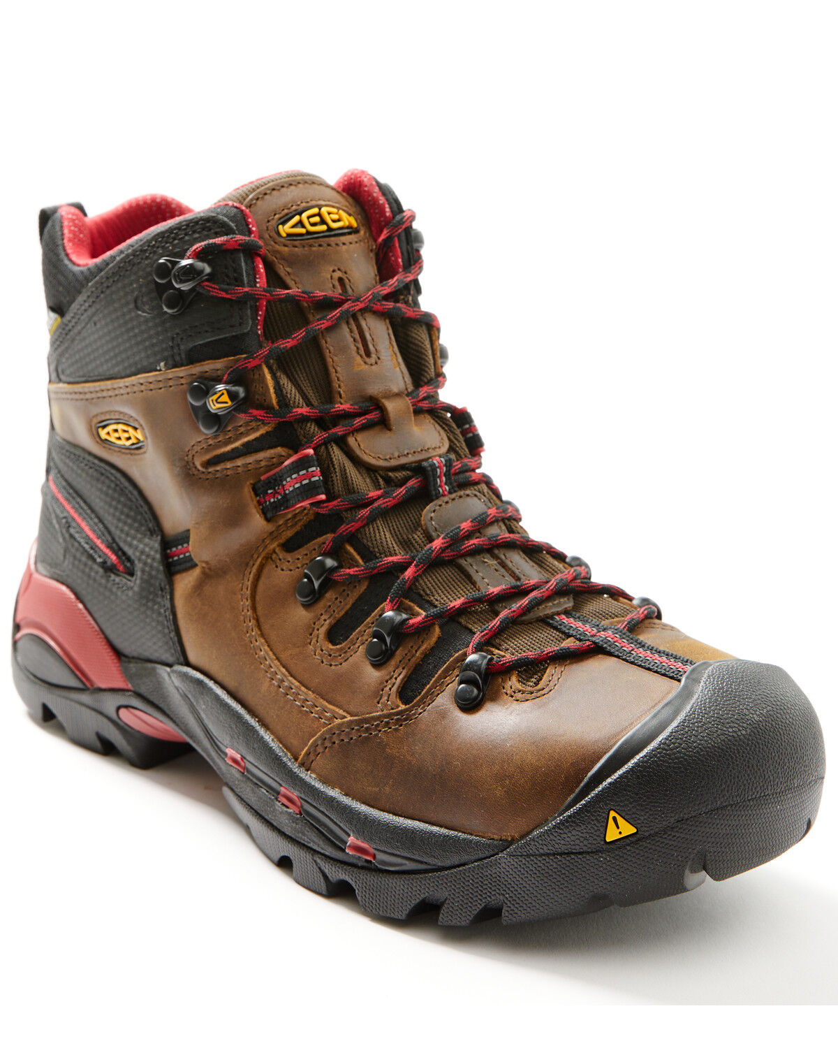 Image #1 - Keen Men's Pittsburgh Waterproof Steel Toe Work Boots, Bison, hi-res