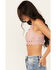 Wishlist Women's Strappy Lace Applique Scallop Lace Bralette , Pink, hi-res